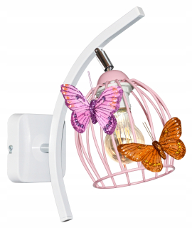 Luster do detskej izby - Nástenné svietidlo Butterflyer ovál na kĺbu môže LED