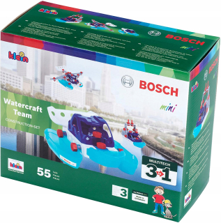 Stavebnica pre deti - Klein | BOSCH Motorový čln dizajn set 3 v 1