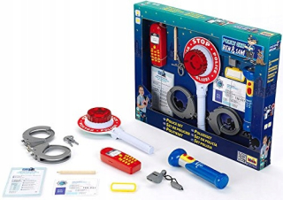 Klein set malého policajta lízatko + putách