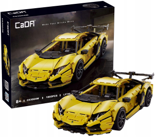 Stavebnica, slamky - CADA AUTOBLOKY LP700 ŠPORTOVÉ AUTO 1805 EL