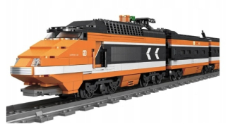 Stavebnica, slamky - MESTSKÉ BLOKY ELEKTRICKÝ OSOBNÝ VLAK TGV RÝCHLY
