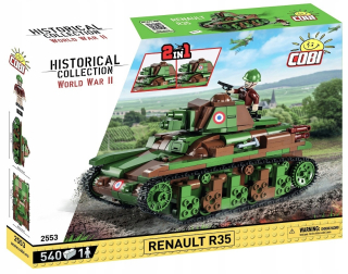 Stavebnica Cobi - COBI 2553 Pads French RENAULT R35 HC nádrž