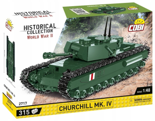 Stavebnica, slamky - COBI 2717 British Tank Churchill MK.