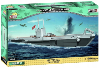 Stavebnica Cobi - COBI 4828 U-BOOT U-47 VII B