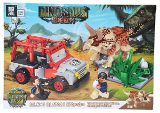 DINOSAUR JURASICKÉ SVETOVÉ TRICERATOPS 270 EL.