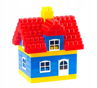 Stavebnica pre deti -  Bloky Veľká Plastová konštrukcia SET 500 EL