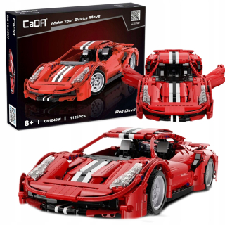 Konštrukčné bloky Red Devils 1126el Sports Car.