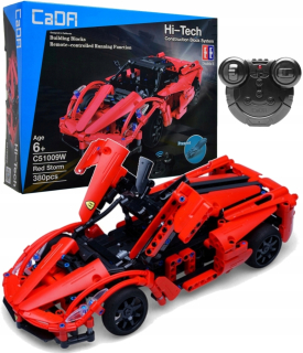 Auto na diaľkové ovládanie - Ferrari stavebné bloky RC diaľkovo ovládať