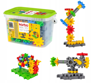 Stavebnice KORBO - Stavebné bloky KORBO BASIC 120 prvky