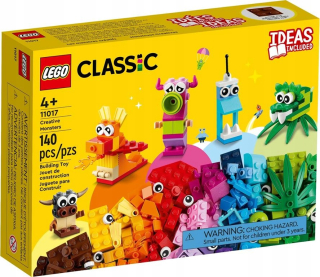 LEGO CLASSIC BLOCKS 11017 KREATÍVNE MONSTERY