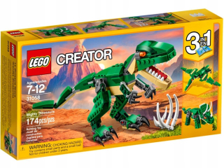 Stavebnica LEGO Creator 3 w 1 - Malý mechanický motor na krútenie a štart