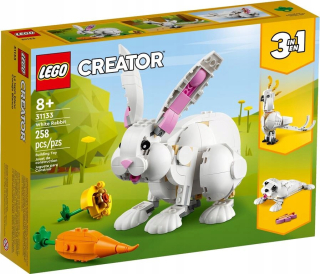 Stavebnica LEGO Creator 3 w 1 - Tvorca LEGO 31133 blokuje biely králik Papuga Foka