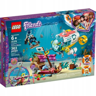 Lego Friends bloky na záchranných delfínov 41378
