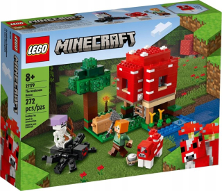 LEGO MINECRAFT BLOCKS 21179 DOM V GRZYBIE