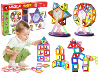 Magneticka stavebnica - MAGNETICKÉ PODLOŽKY 52 EL MAGICKÝ MAGNET Č. 703 Y45