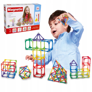Magneticka stavebnica - Magnetické magnetické bloky MAGNETICKÉ ZES 180