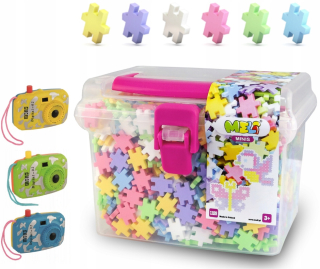 Stavebnica - Meli Minis Pastel Girl Travel Box 1100 El