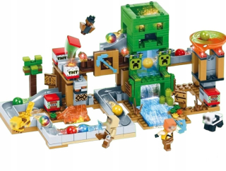 Minecraft Blocks Mountain Base Kulodrom 450ele Led Mine Creeper
