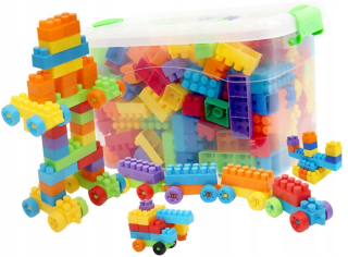 Plastové stavebné bloky SET 450 el.