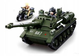 Sluban bloky ničiteľ tanku Su-85 armáda 338el