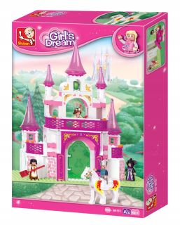 Sluban bloky Princess Castle Pink Palace 271el