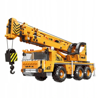 Drevená stavebnica - Technické bloky Mega set 657el. Crane 03036