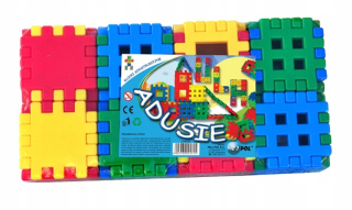 Stavebnica - Klocki wafle Audus 48el konštrukcie pre deti