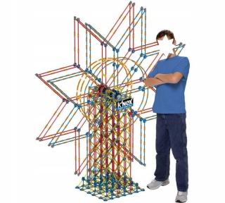 Dráha pre deti, stavebnica - KNEX Double Diabol Mill Obrovské bloky