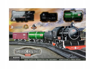 Dráha pre deti, stavebnica - Elektrické fronty Classic Express Batérie FREE