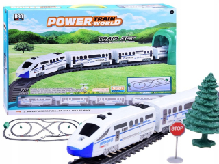 Dráha pre deti, stavebnica - Elektrický vlak Osobný vlak 9m + tunel