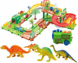 Dráha pre deti, stavebnica - Elektrické fronty puzzle mesto 43 elem u169