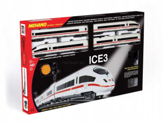 Dráha pre deti, stavebnica - Železnica HO s napájacím vlakom ICE3 Deutsche Bahn