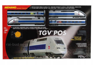 Dráha pre deti, stavebnica - HO VYROBENÉ S NAPÁJACÍM VLAKOM TGV POS SNCF