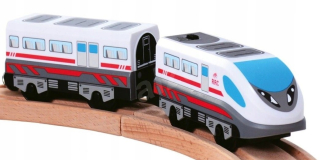 Dráha pre deti, stavebnica - Batérie fronta Elektrická lokomotíva Train