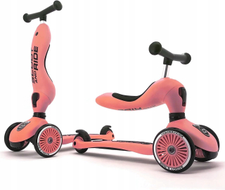 Trojkolesová kolobežka Scoot & Ride 96353 Peach 2v1