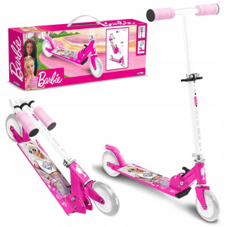 Barbie dvojkolesová skladacia kolobežka, ružová zn