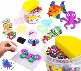 Farebné žehlenie Beads + Šablóny 5000 ks