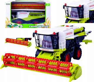 Cereálie kombinujte Harvester s pohyblivými komponentmi Harvesov