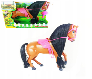 Bábika Barbie - Kôň 26 cm Konik pre bábiku + Barbie karta