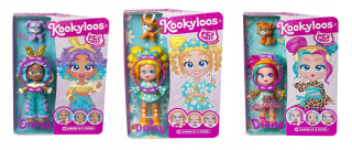 Zberateľská bábika KookyLoos Pet Party 11 cm Emma + pes