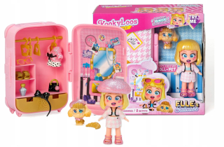 Magicbox KOOKYLOOS S Kufrík Elle Kufor ELLE Akčná figúrka + zvieratko