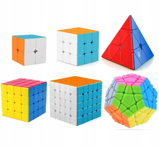 CUBE 2x2 3x3 4x4 5x5 Pyraminx Megaminx MEGA 6v1