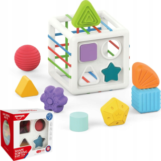 Vzdelávacia kocka Sorter Montessori pre dieťa
