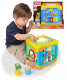 INTERAKTÍVNE CUBE PLAY CENTER SVETELNÝ ZVUK