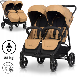 Kočík pre dvojičky Euro-Cart Euro-kočík Doblo Euro-Cart kočík pre dvojičky