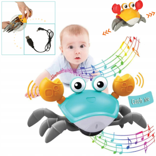 Krab plazivý interaktívny únik + zvuk 3+