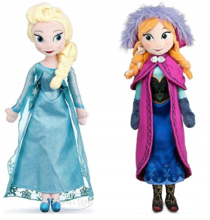 Bábika Frozen Elsa - Land of Ice Frozen Elsa + Anna Doll Mascot Elza