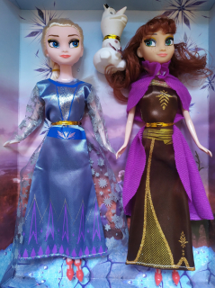 Bábika Frozen Elsa - Land of ice Doll Elza a Anna Frozen Spievajúci Sound