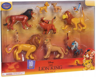 Rozprávková postavička - Kráľ Lion Set 10 figúrky Pôvodný Lion King