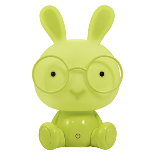 Nočná lampa do detskej izby - Bunny nočné svetlo LED zelená Detské Polux